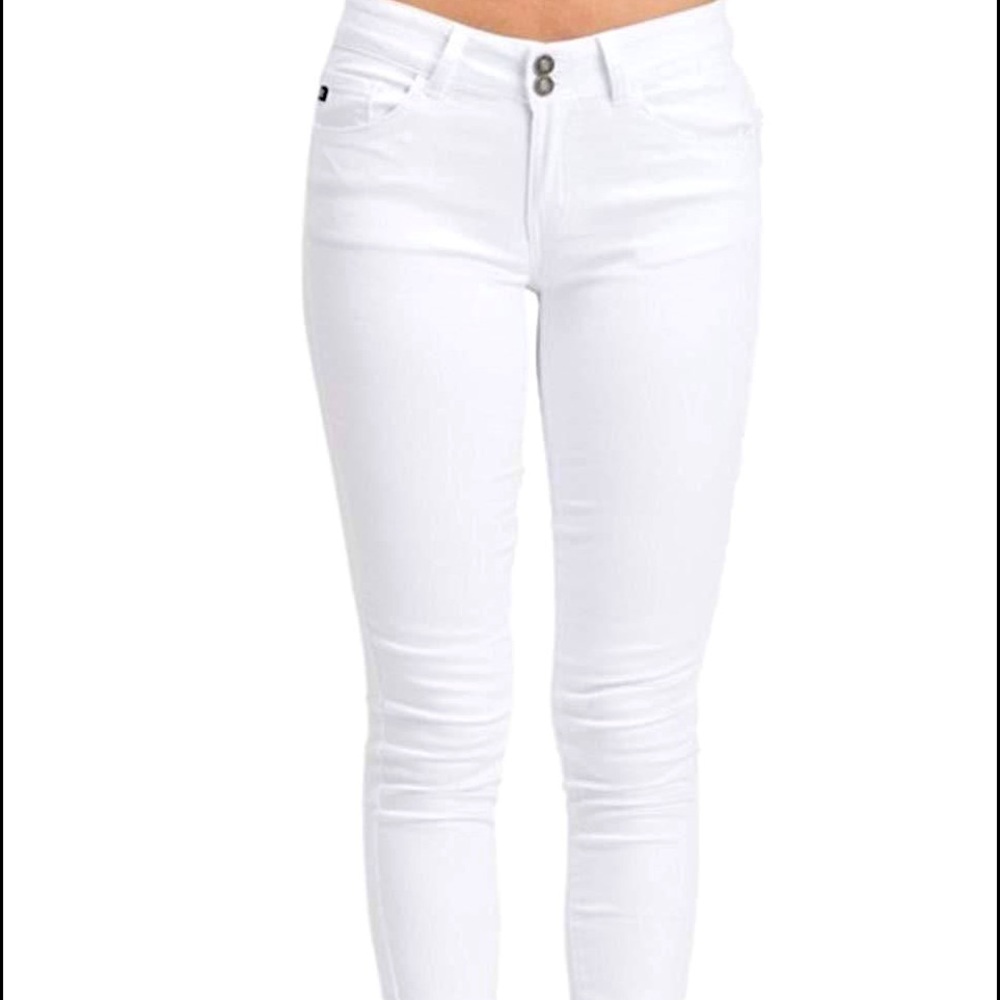 KanCan Women's Mid Rise Ankle Skinny Jeans